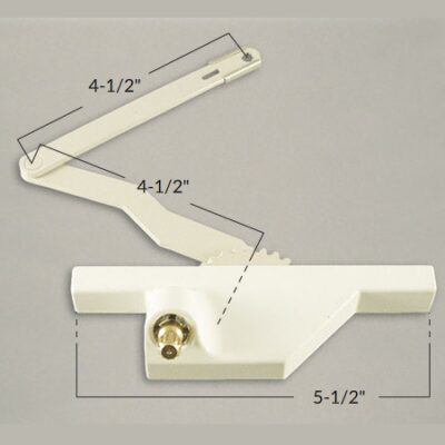 Manivelle De Remplacement Pour Fenêtre à Auvent, Store Ou Volet Roulant - En Alliage De Zinc - Design Compact Et Ergonomique - Fonctionnement Manuel Silencieux - 11